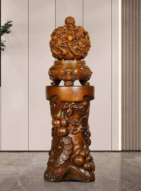 九转干坤鼎摆件招财转运龙珠公司开业乔迁礼物办公室大厅落地装饰