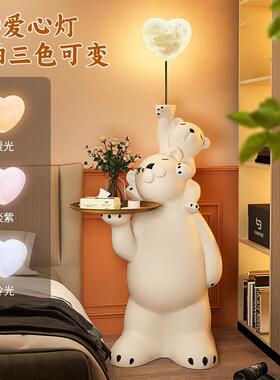 大型落地摆件暴力熊客厅电视柜沙发旁托盘乔迁新居礼品家居装饰品