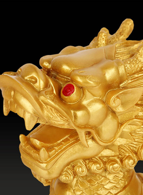 上善若水 麒麟摆件 一对招财财富麒麟工艺品客厅家居装饰摆设0832