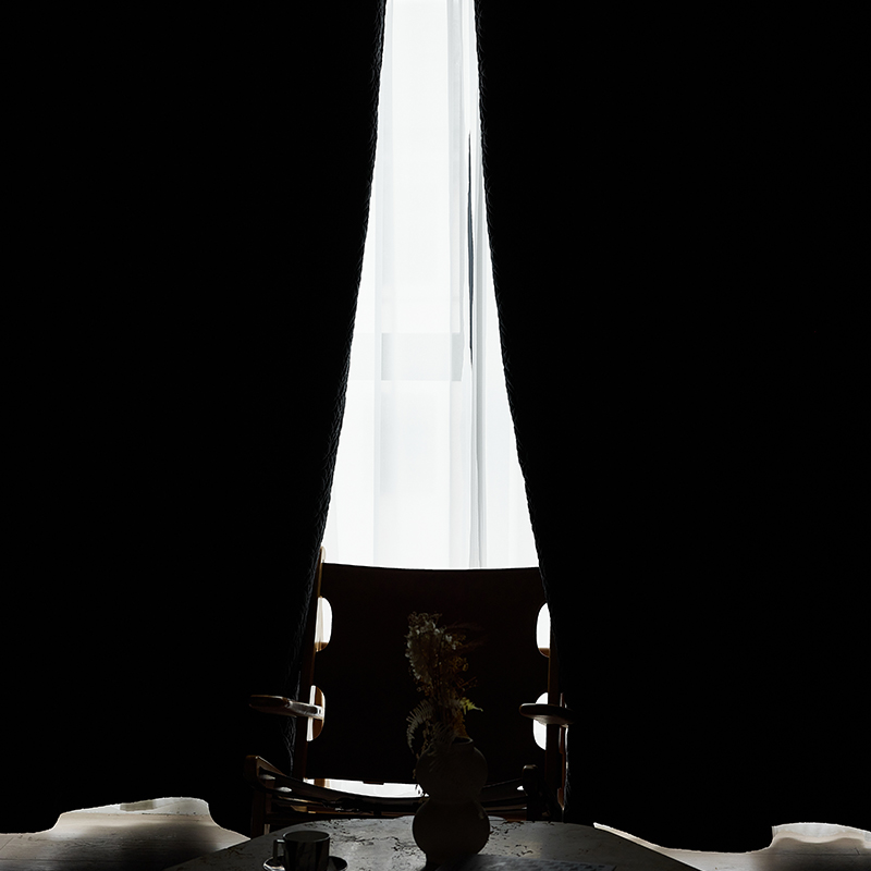 新品客厅超强马路隔音帘超厚双层降噪全遮光布超柔绗绣挡风窗帘 - 图2