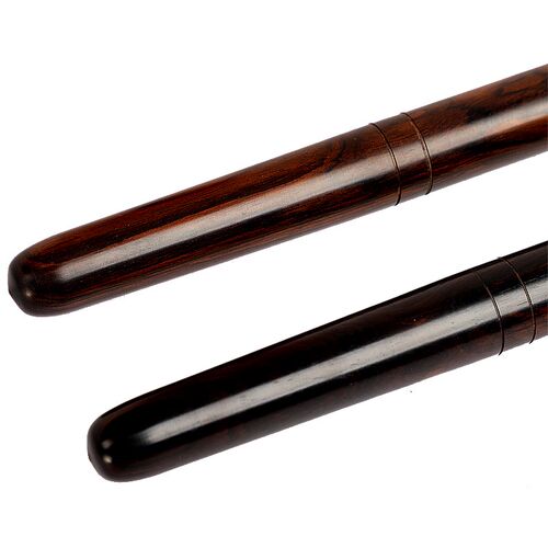 醒狮鼓棍马拉棒黑檀乌木大鼓棒枣木鼓锤长33厘米鼓槌中国鼓棒舞狮 - 图1