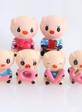 家居创意装饰品客厅小摆件工艺品可爱吊脚娃娃浴室房间卧室内摆设