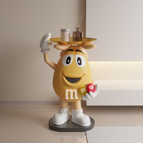 优选mm豆人大型客厅落地电视柜旁边软装饰品乔迁新居搬家礼物开业 - 图2