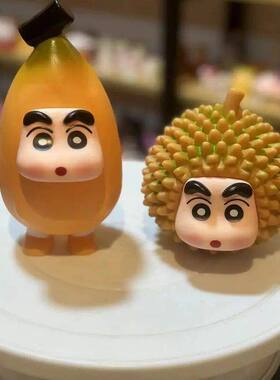 卡通小新榴莲香蕉桌面存钱罐