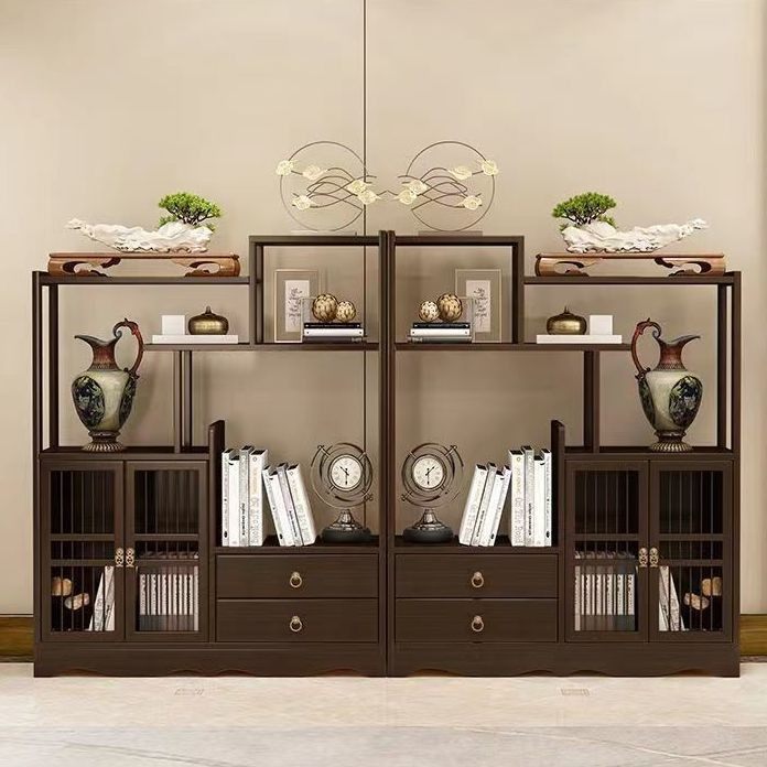 新中式博古架中国风客厅书房置物架隔断多层落地古风简约现代书架,淘宝优惠券,粉丝福利购,淘宝优惠卷