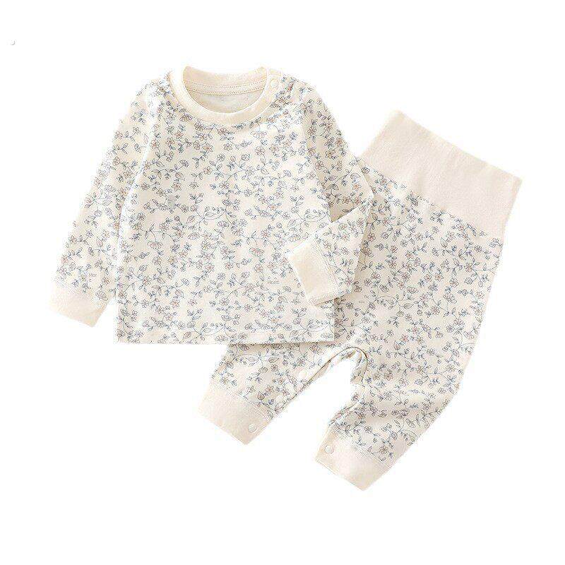 宝宝高腰套装春秋纯棉男睡衣女a类打底秋衣秋裤婴儿内衣套装保暖,淘宝优惠券,粉丝福利购,淘宝优惠卷