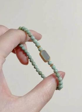 手工编织手绳女小众设计故宫铃兰花手炼转运桃花结手串闺蜜礼物