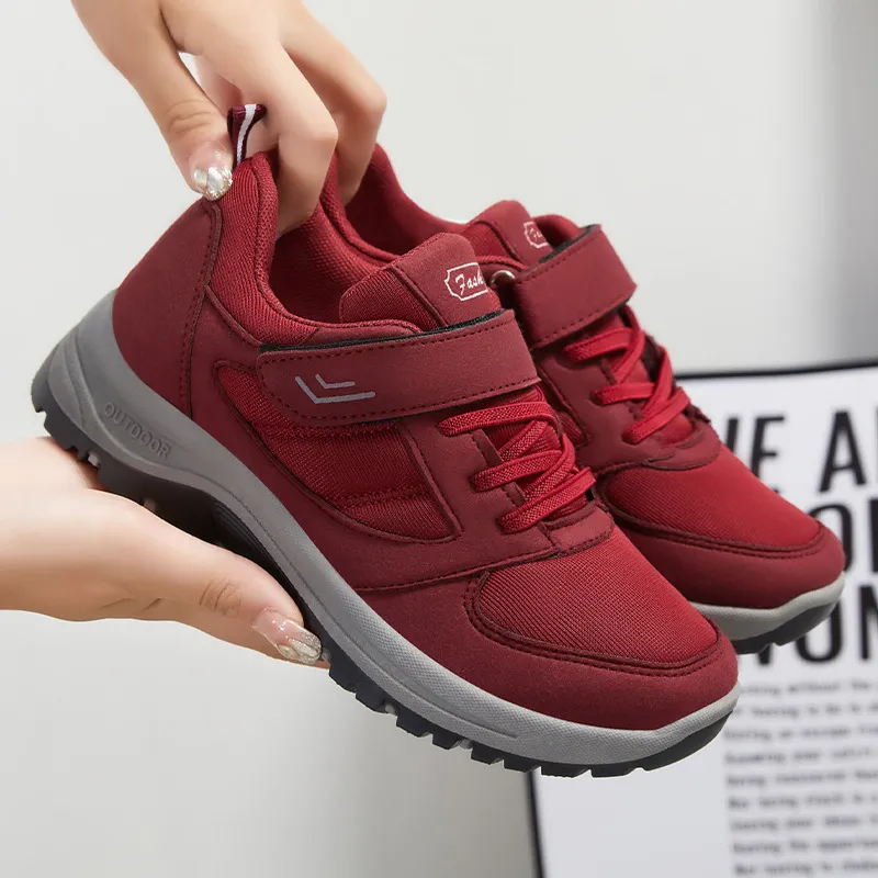 冬季轻便中老年妈妈鞋魔术贴运动鞋情侣款健步鞋,淘宝优惠券,粉丝福利购,淘宝优惠卷