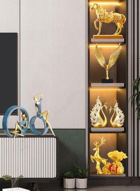 家居客厅电视酒柜装饰品摆件套装组合新房轻奢高档高端大气上档次