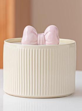 小型流水摆件循环水迷你可爱治愈女生工位办公室桌面装饰品少女心