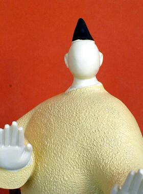 创意新中式抽象太极人物功夫摆件客厅玄关书房轻奢家居装饰品摆设