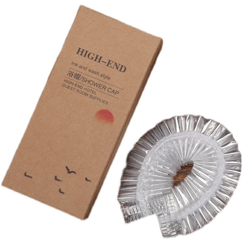 宾馆一次性浴帽酒店洗漱用品民宿加厚加宽全新料PE防潮防水大浴帽,淘宝优惠券,粉丝福利购,淘宝优惠卷