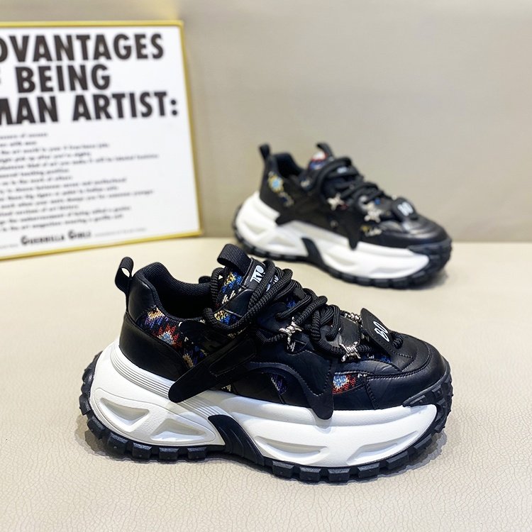 男士老爹鞋2026春季新款时尚厚底增高休闲运动鞋潮流百搭系带男鞋,淘宝优惠券,粉丝福利购,淘宝优惠卷