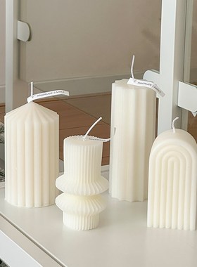 蜡烛烛光晚餐电视柜酒柜玄关客厅餐桌桌面摆件家居礼物拍照道具