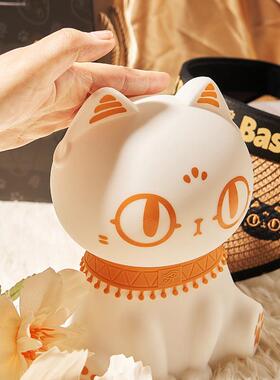 大英博物馆安德森猫拍拍灯小夜灯氛围灯摆件可爱公仔女生生日礼物