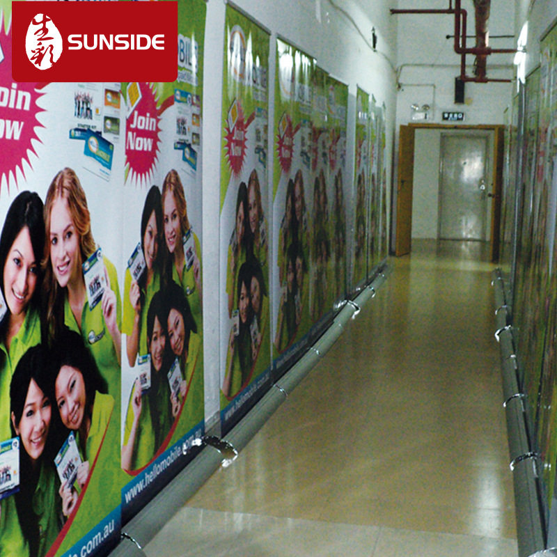 深圳厂家供应宽底易拉宝展架  加强加厚铝合金易拉宝广告展示架,淘宝优惠券,粉丝福利购,淘宝优惠卷