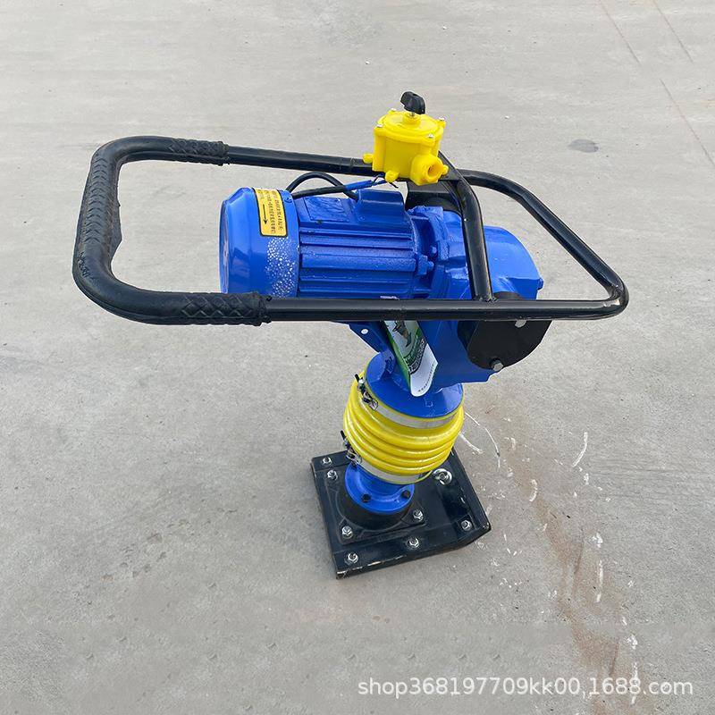 路面HCR110汽油冲击夯小型家用220V电动冲击夯地基夯实柴油夯 - 图2