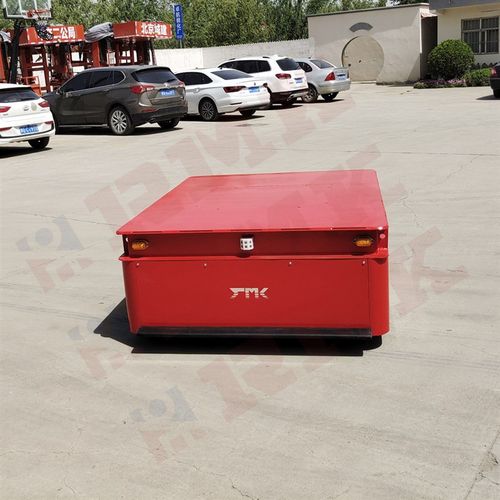 厂区内半成品遥控无轨过跨车无轨周转电动地平车车间自动无轨台车 - 图1