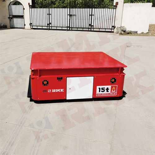 厂区内半成品遥控无轨过跨车无轨周转电动地平车车间自动无轨台车 - 图0