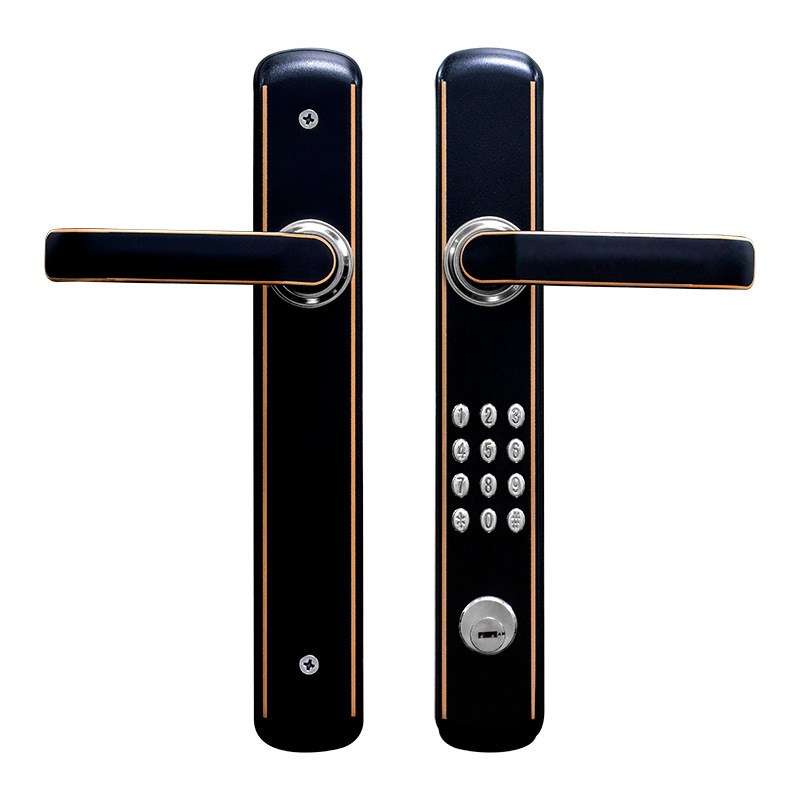 机械密码锁庭院门锁户外门锁栅栏门锁铝艺门锁铁艺门锁大门 - 图1