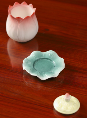 供水杯观音陶瓷杯圣水净水杯八吉祥财神供杯七供用W品七水八供杯