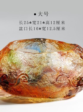 优选琉璃貔貅聚宝盆招财摆件家居电视柜酒柜装饰工艺品店铺开业送