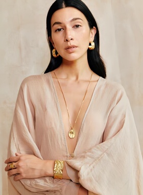 棕榈珍宝小众高级感毛衣链女款