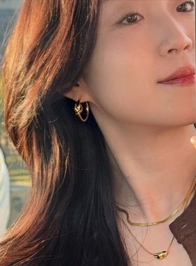 小陨石项链极简百搭吊坠