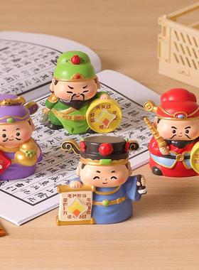 创意钟馗神仙摆件职场防小人办公室桌面玄学装饰工位情绪稳定礼物