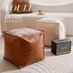 American storage pouf leather futon living room bedroom