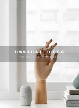 UNUSUAL 样板间书房桌面摆件复古打字机装饰杂志软装手工组合饰品