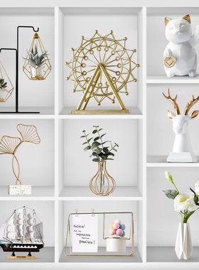 摆件家居装饰品创意客厅电视酒柜玄关小北欧轻奢风现代简约工艺礼