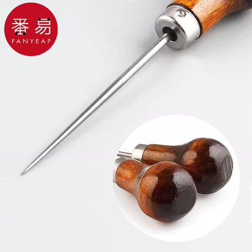 锥子AA1sn001-手工葫芦形打孔锥老式针锥打孔修鞋补鞋直锥 - 图1