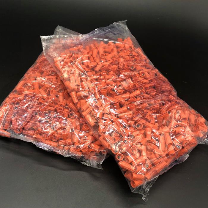 接线帽P1P2P3P4P6P8弹簧螺旋式接线头螺旋式压线帽接线端子橙色 - 图2