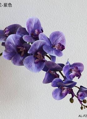 蝴蝶兰仿真花假花摆设小众花轻奢级感餐桌花艺摆件客厅装饰品