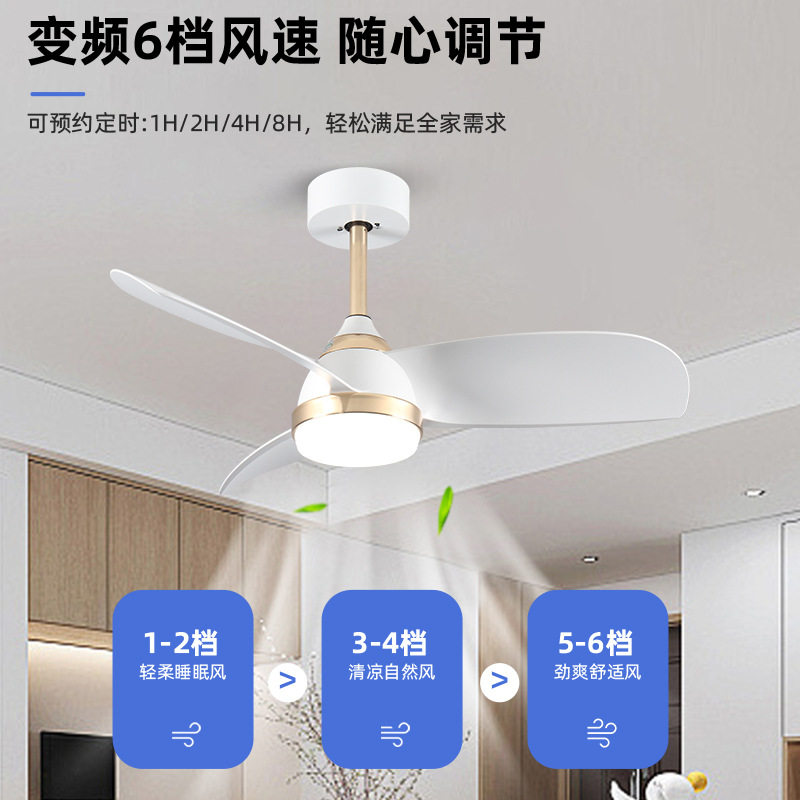 榆艺新款中古风扇灯客厅餐厅电扇灯美式复古静音大风力胡桃木色,淘宝优惠券,粉丝福利购,淘宝优惠卷