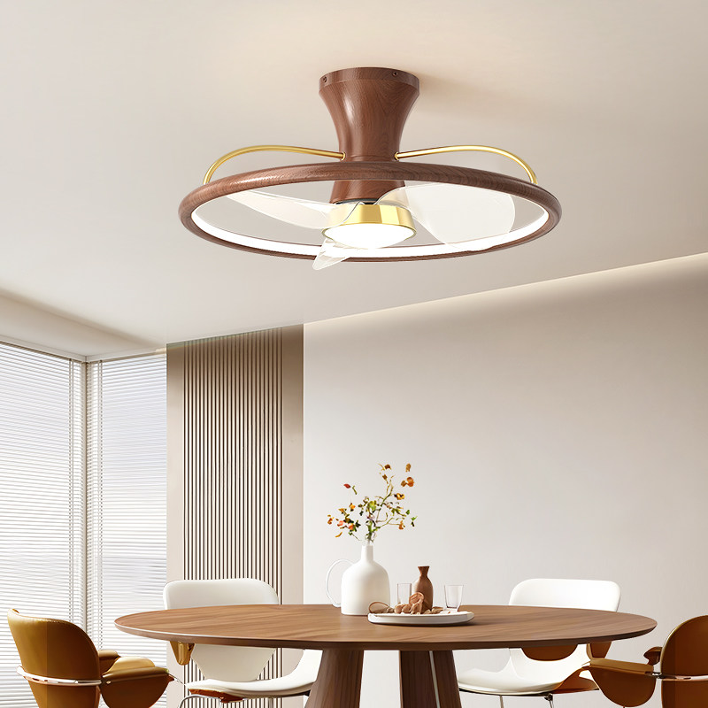 榆艺新款风扇灯卧室中古风复古智能遥控儿童房护眼一体吸顶电扇灯,淘宝优惠券,粉丝福利购,淘宝优惠卷