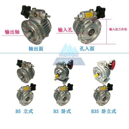 VARIATOR无极调速变速机UDL005/10/MB07/15/20行星摆线针轮减速机 - 图1
