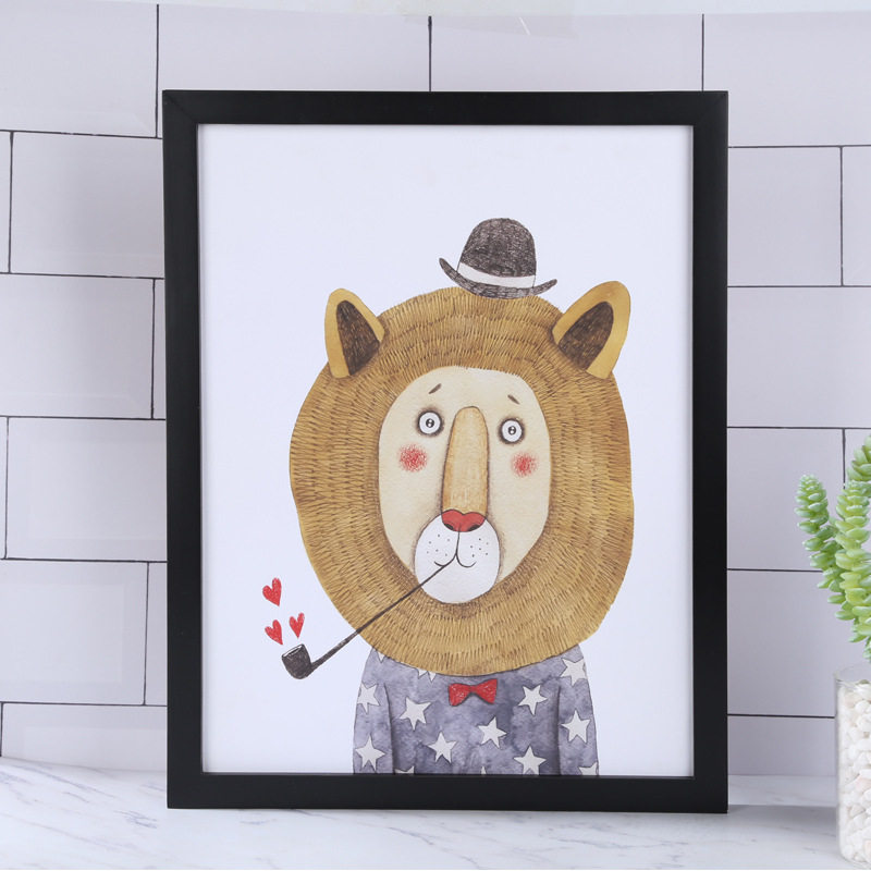 实木大相框1000片拼图画框装裱定制50*75CM框架挂墙现代简约风格,淘宝优惠券,粉丝福利购,淘宝优惠卷