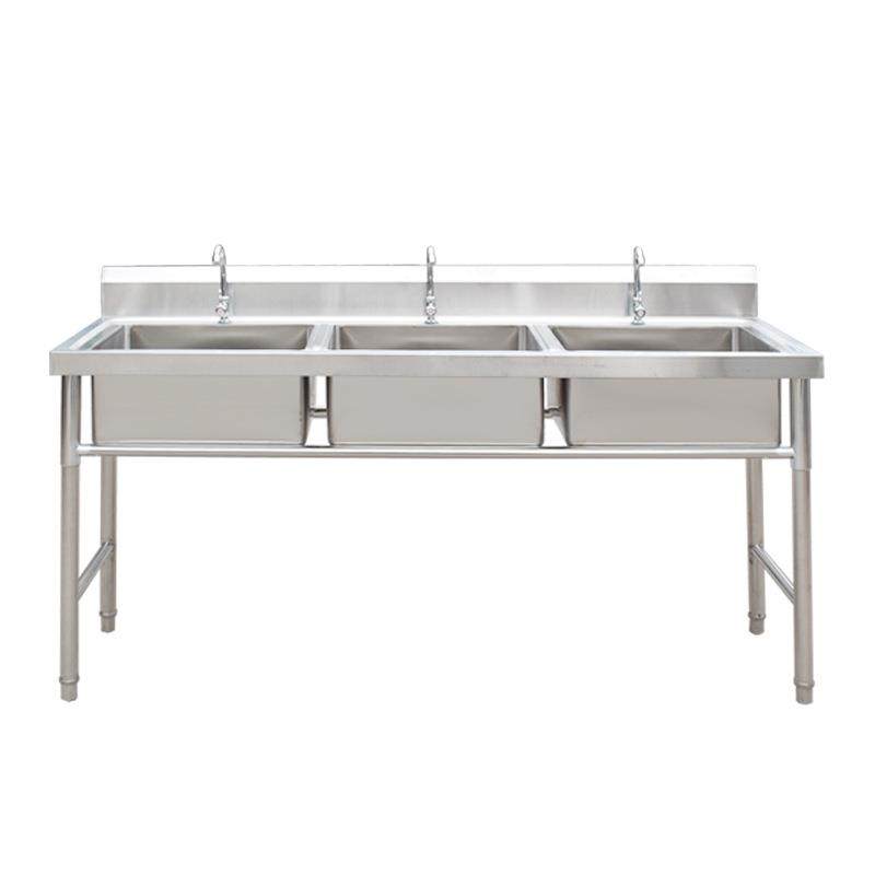 商用不锈钢水池学校餐厅洗手池洗菜池水池单双槽不锈钢水池,淘宝优惠券,粉丝福利购,淘宝优惠卷