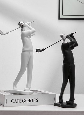 优选现代简约运动人物客厅摆件2024新款创意家居酒柜电视柜书房装