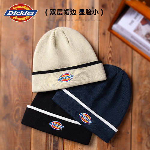 Dickies帽子女士2025新款冬季防风冷帽防寒保暖男士含羊毛针织帽 - 图3