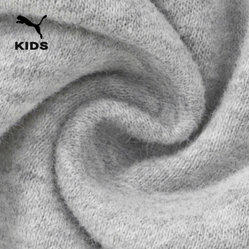 PUMA彪马童装薄绒卫衣秋冬新款长袖内搭中大童圆领保暖男女运动衫,淘宝优惠券,粉丝福利购,淘宝优惠卷