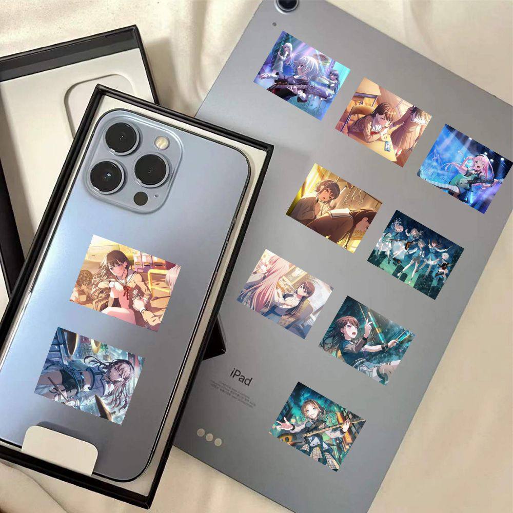 60张mygo动漫卡通贴纸二次元装饰行李箱手机壳水杯素材贴画,淘宝优惠券,粉丝福利购,淘宝优惠卷