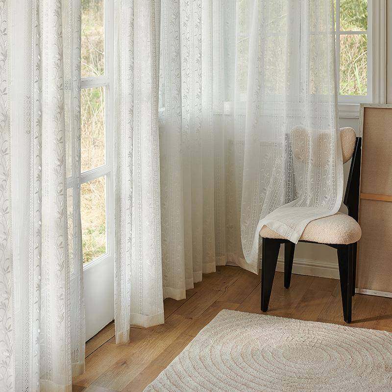 纱帘透光不透人客厅阳台白色窗纱遮阳防晒隔热日式镜面纱白纱新款,淘宝优惠券,粉丝福利购,淘宝优惠卷