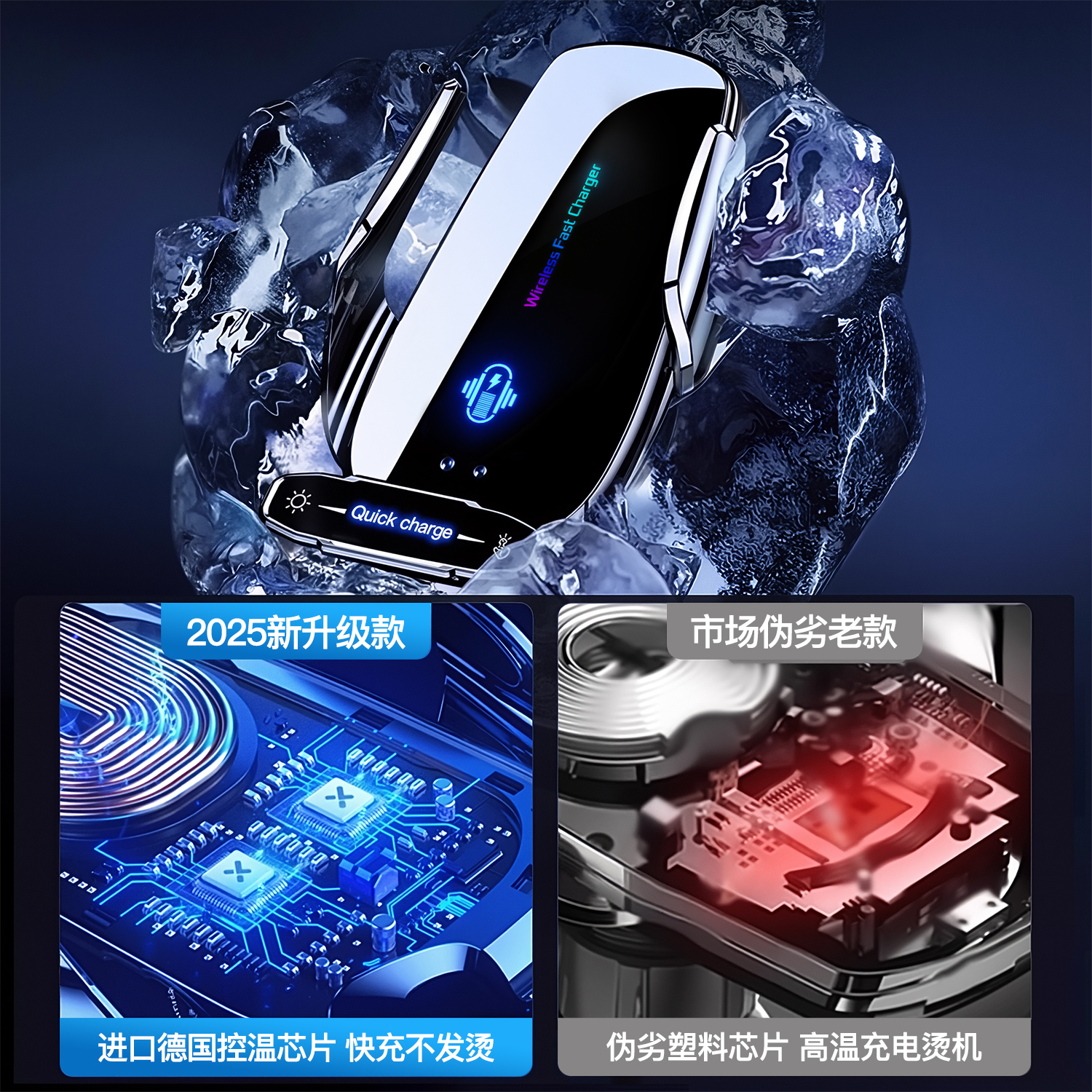 广汽传祺M6PRO专用汽车载手机支架无线充电器导航固定支撑架神器 - 图3