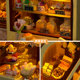 Fun diy hut food play bakery girls toys