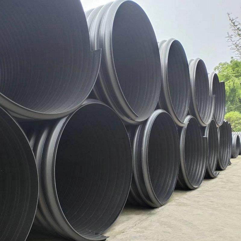 厂家供应hdpe钢带增强聚乙烯螺旋波纹管 黑色大口径地埋排污管,淘宝优惠券,粉丝福利购,淘宝优惠卷
