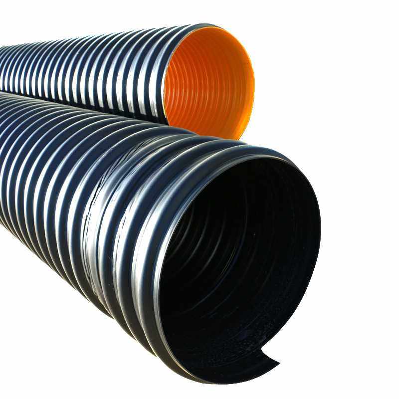 现货HDPE钢带管增强聚乙烯螺旋波纹管雨水污水改造大口径排污管,淘宝优惠券,粉丝福利购,淘宝优惠卷