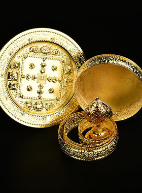 优选合金曼扎盘八吉祥曼茶罗修曼扎盘 修盘 曼达盘小号含托盘送宝